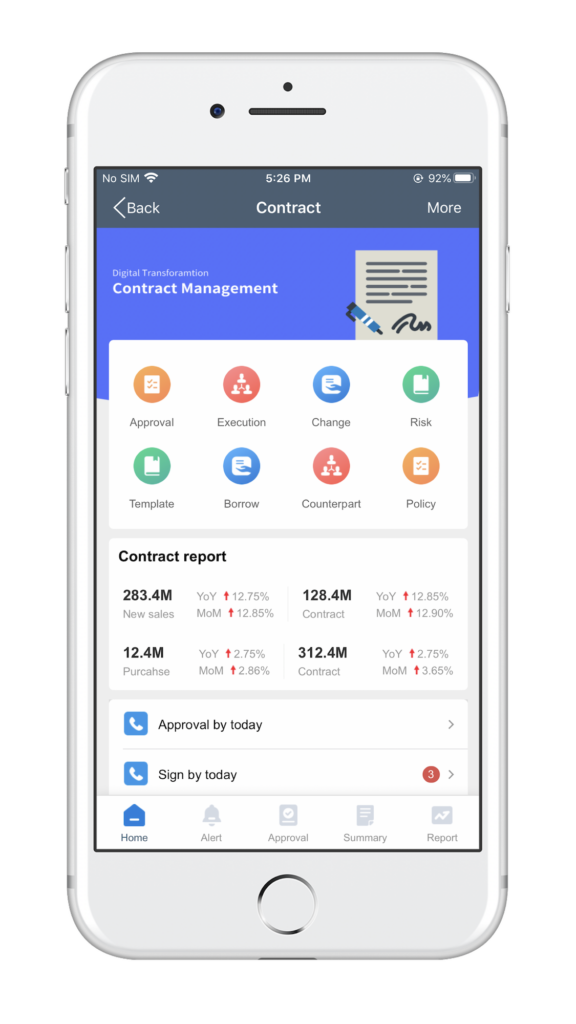 Manage your contracts in one place